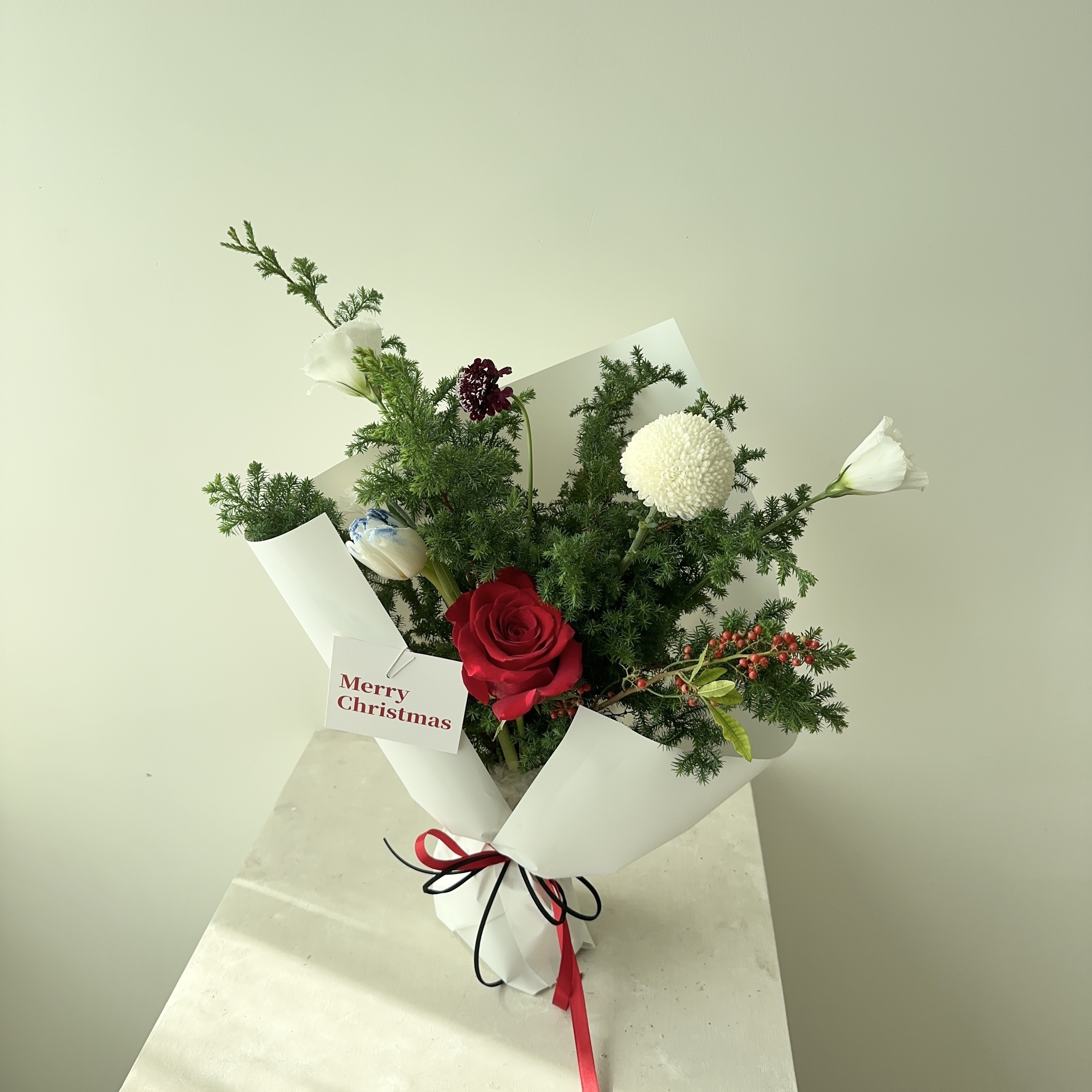 Christmas🎄 聖誕星語 雪松花束