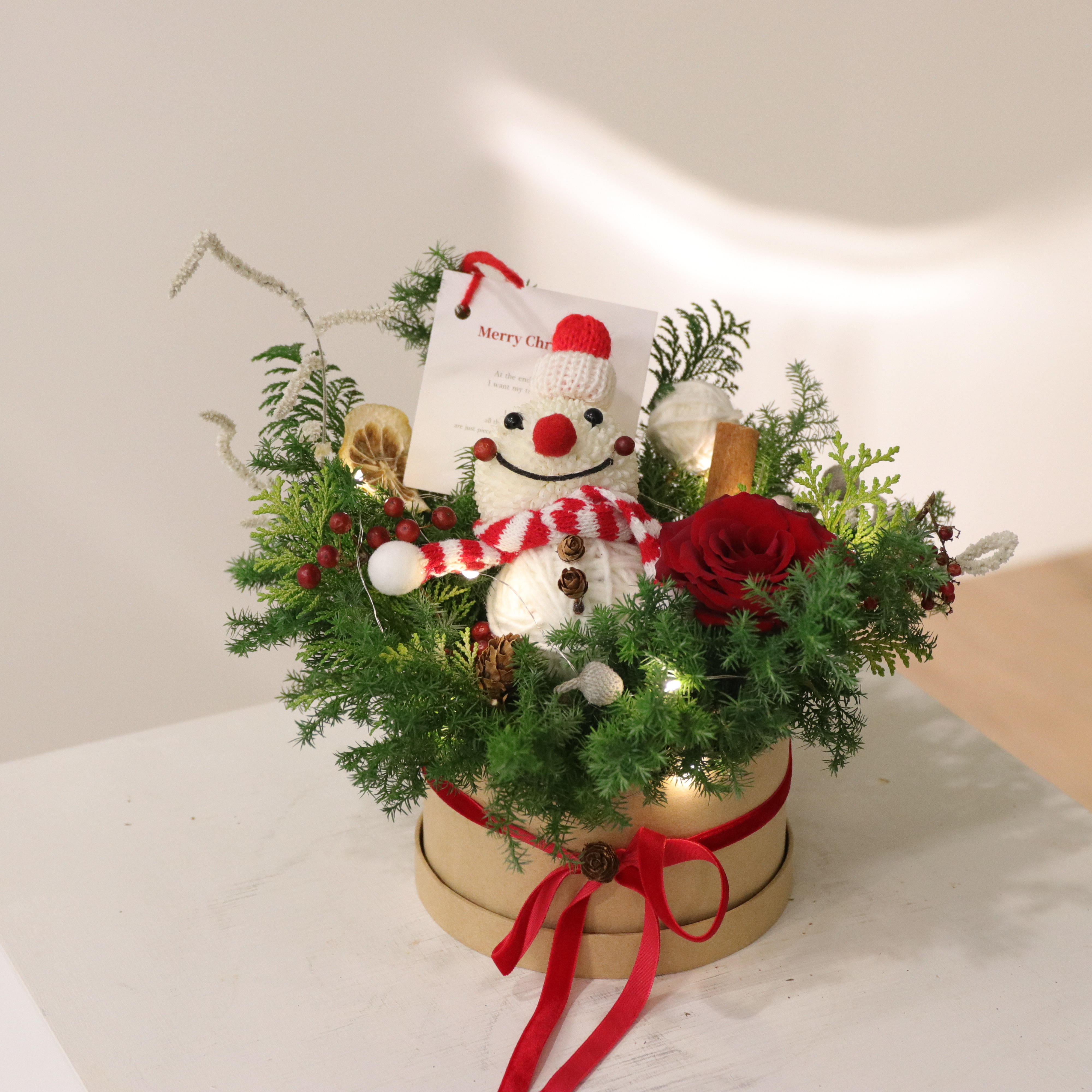 Christmas🎄-霜雪仙蹤 聖誕花盒