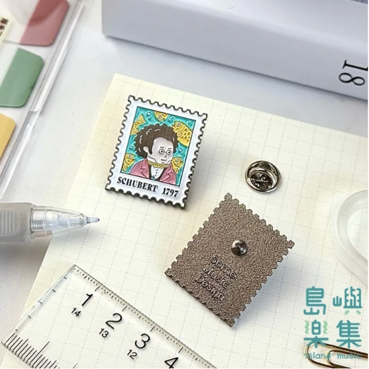 【舒伯特】郵票徽章