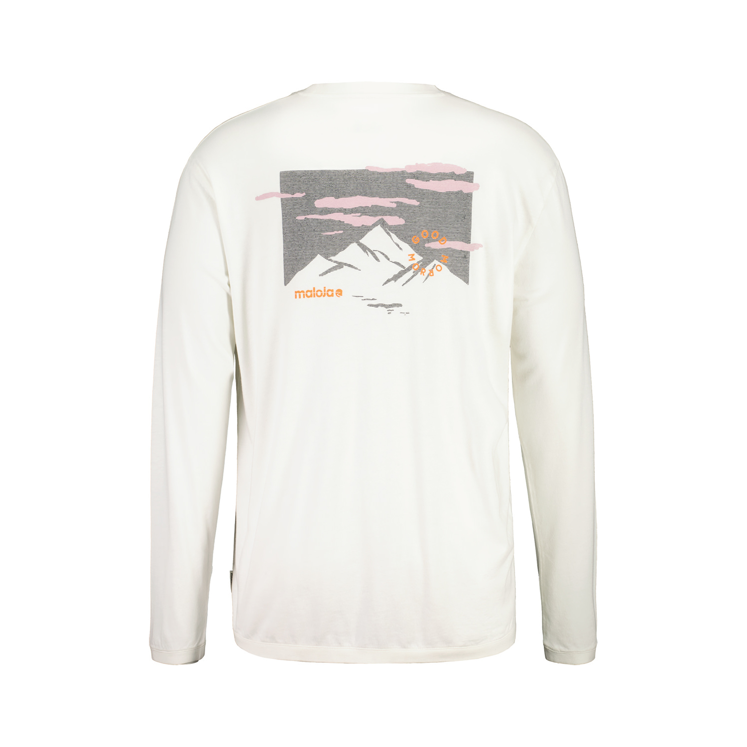 【MALOJA】男莫代爾棉透氣快乾長袖上衣 / 24MA38249 - [冰川白、深墨綠]