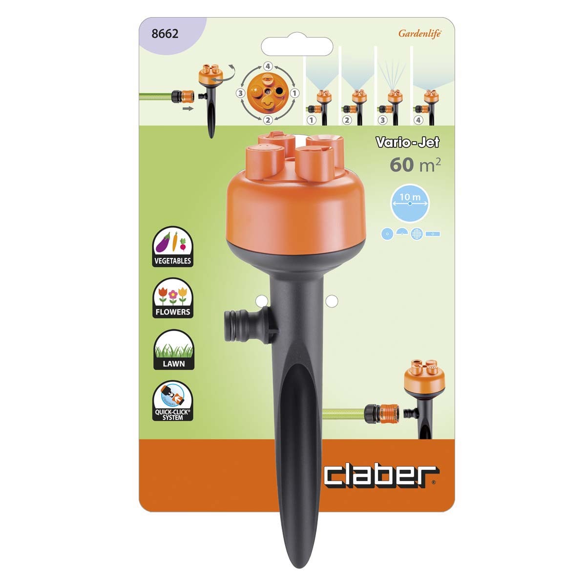 意大利"CLABER" 草地灑水器7m-[8662]