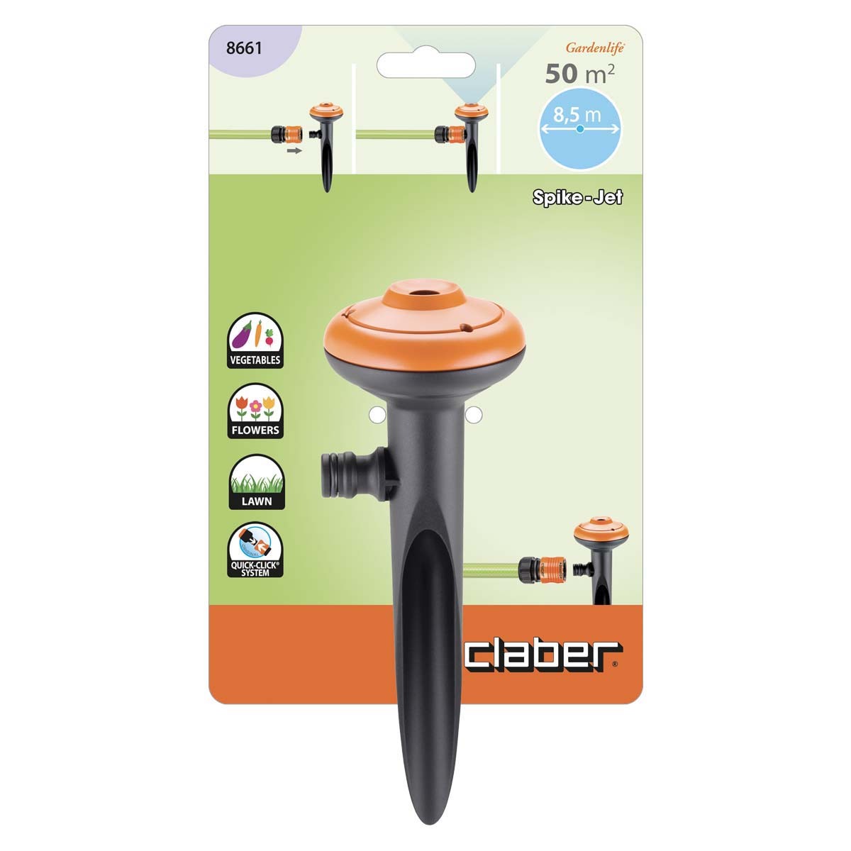 意大利"CLABER" 草地灑水器4m-[8661]