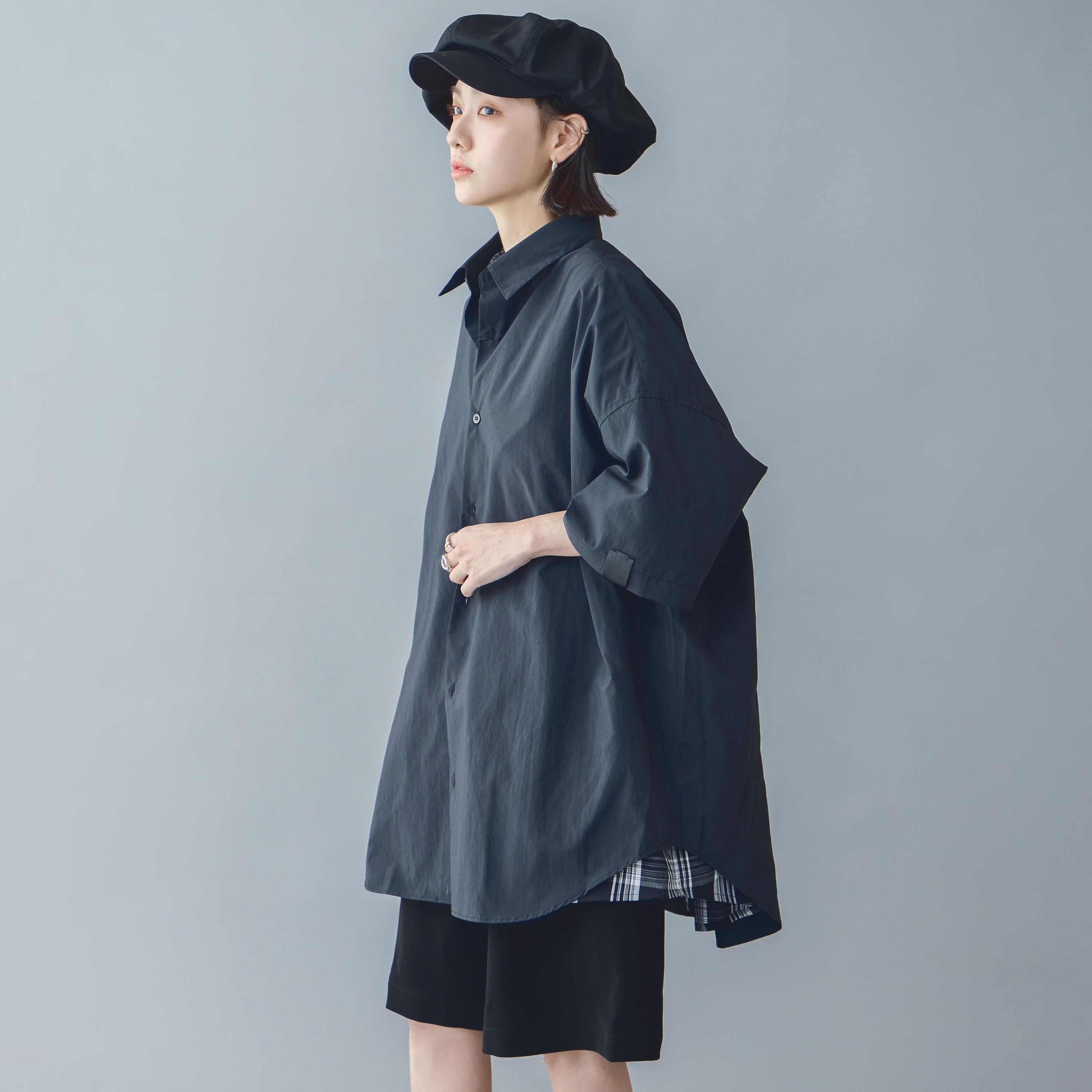 N.HOOLYWOOD - 2241-SH12-010 Half Sleeve Big Shirt N.HOOLYWOOD - 2241-SH12-010 Half Sleeve Big Shirt
