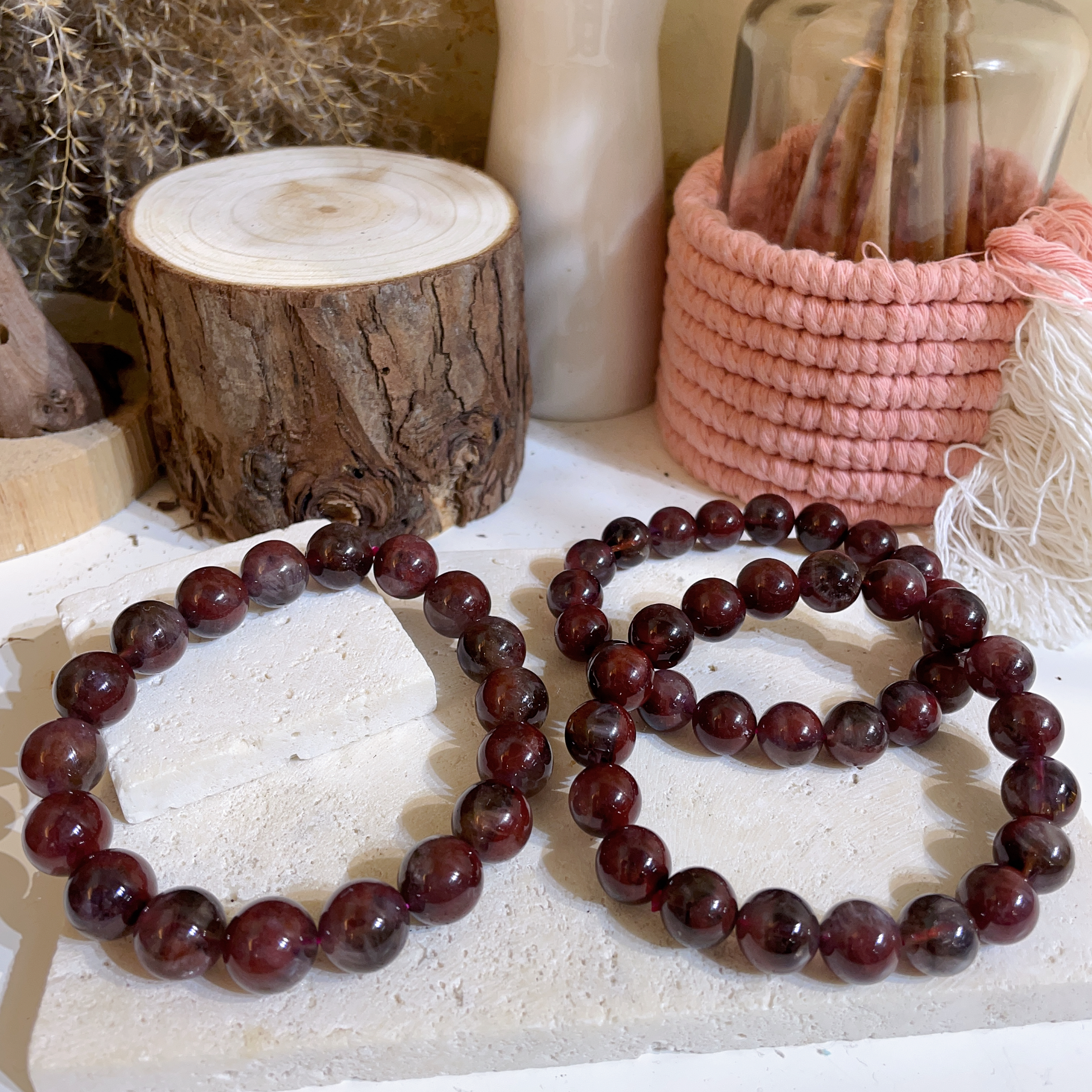 荊棘玫瑰紅極光23手串