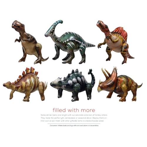 大型站立恐龍鋁膜氣球👉現貨