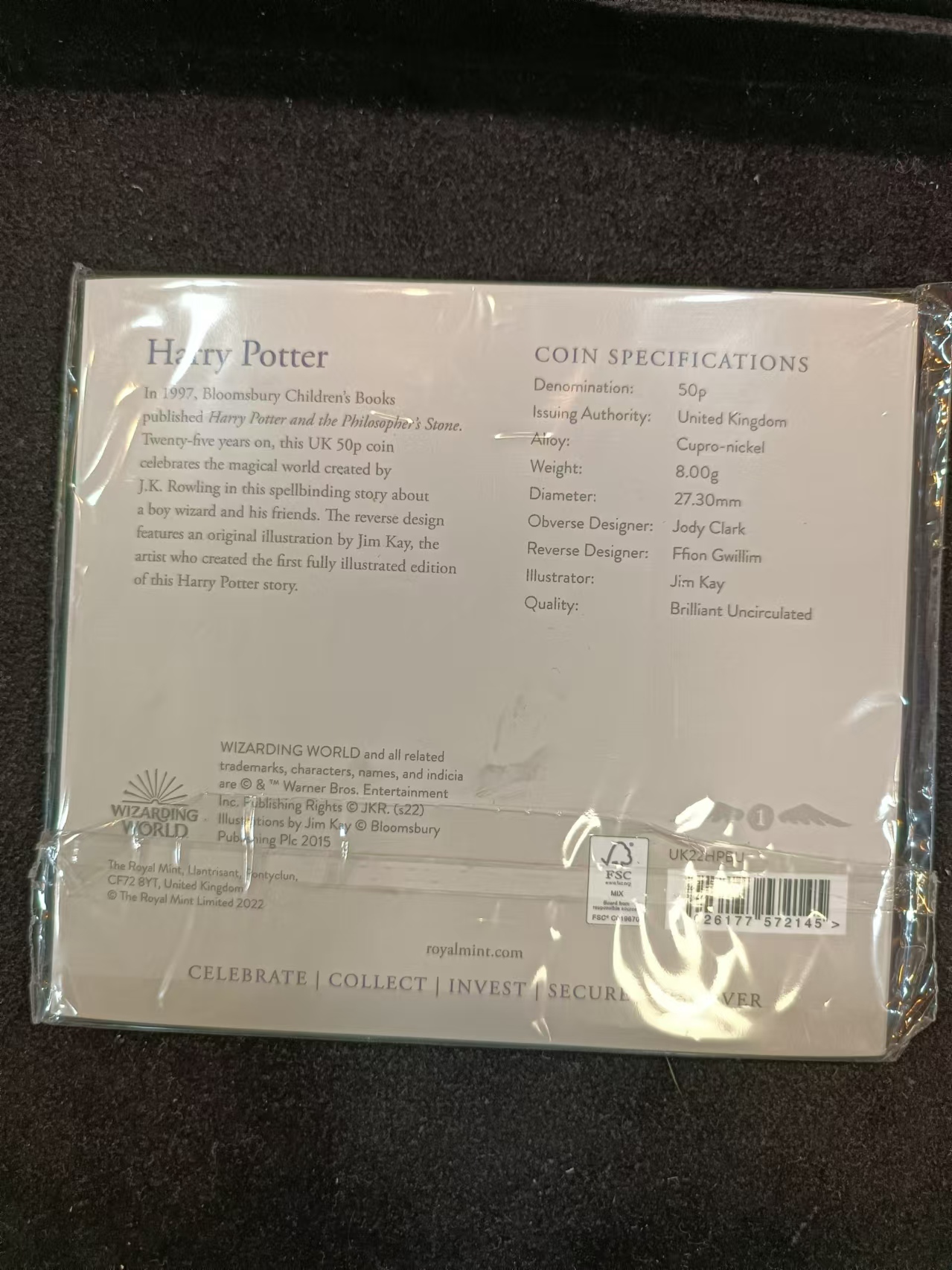哈利波特25周年紀念幣