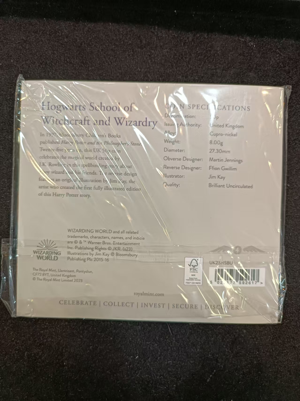 哈利波特25周年紀念幣