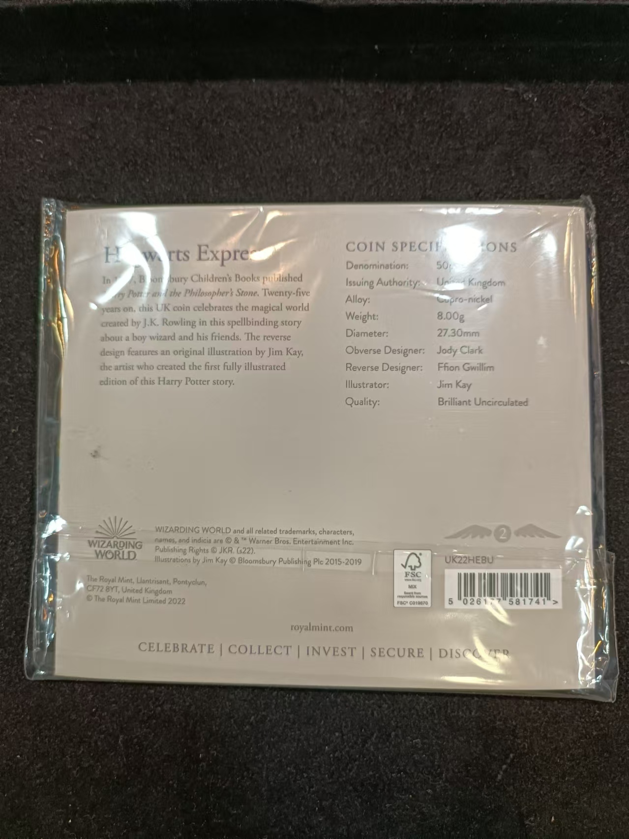 哈利波特25周年紀念幣