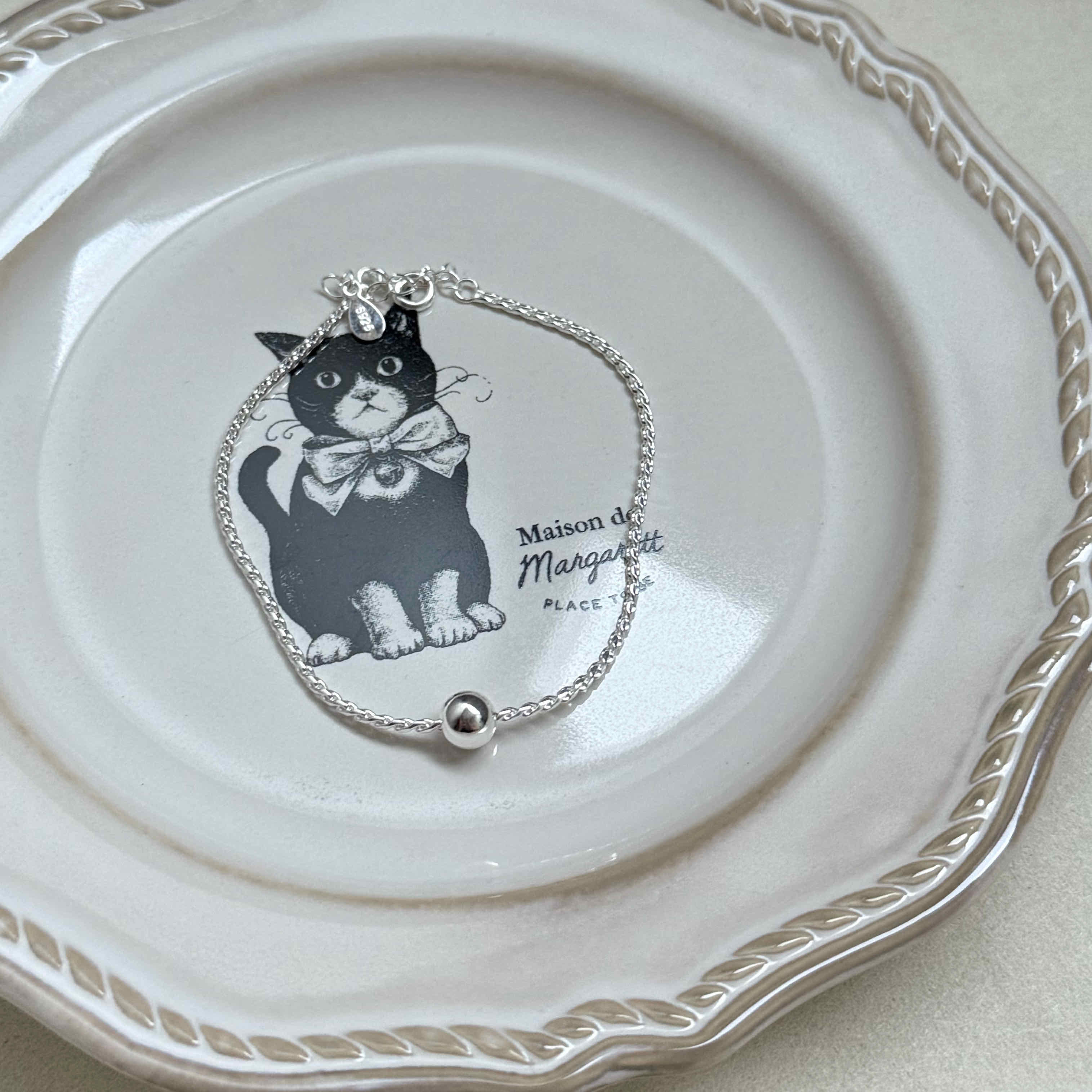 🇰🇷925 silver 厚磅圓珠手鍊