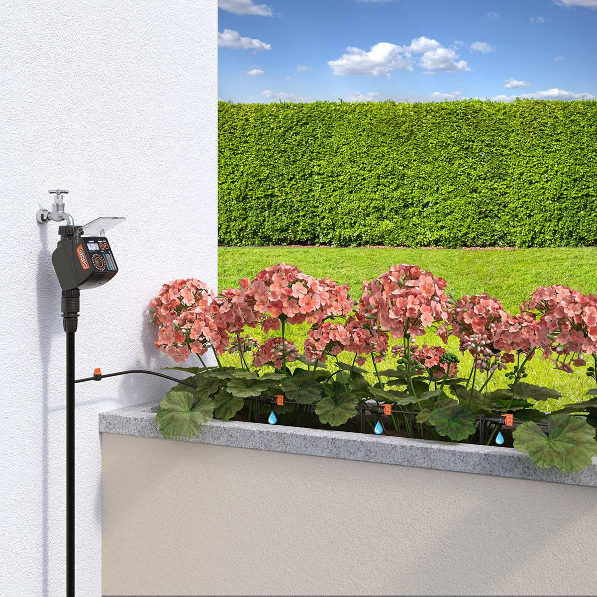 意大利"CLABER" 3/4"預設式灑水時間制(單出水位)-[8483]