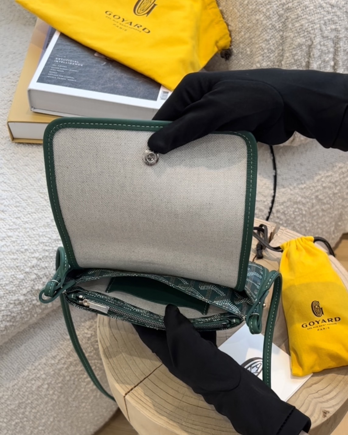 GOYARD｜PLUMET WOC 小號信封包 綠色