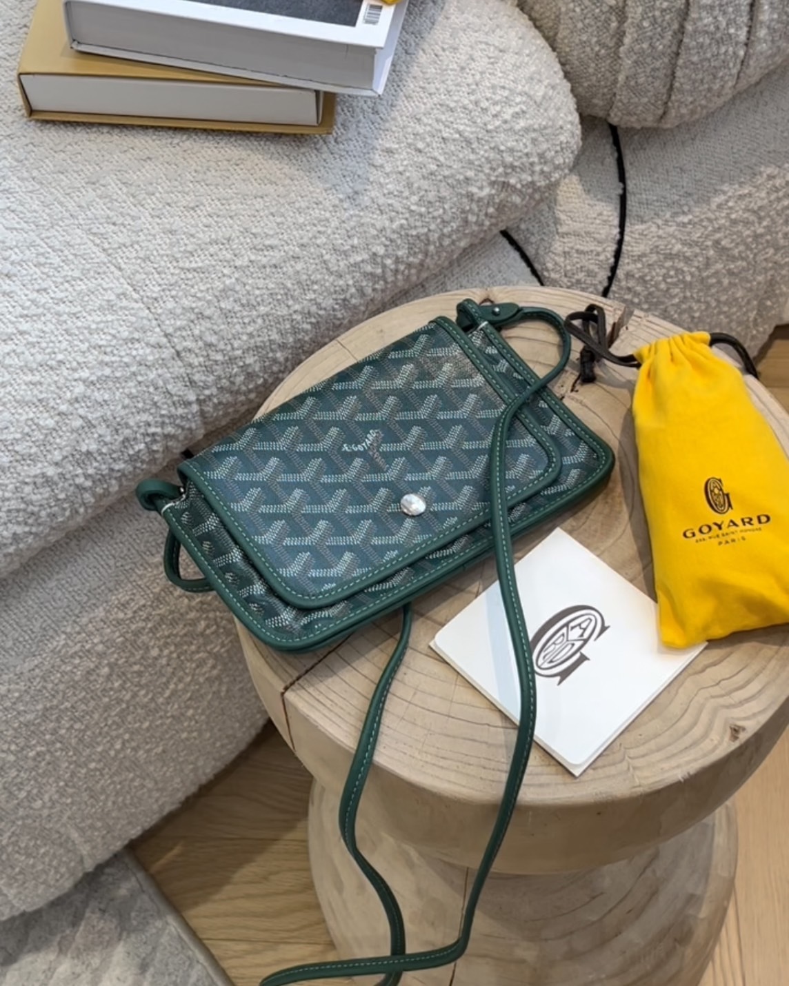GOYARD｜PLUMET WOC 小號信封包 綠色