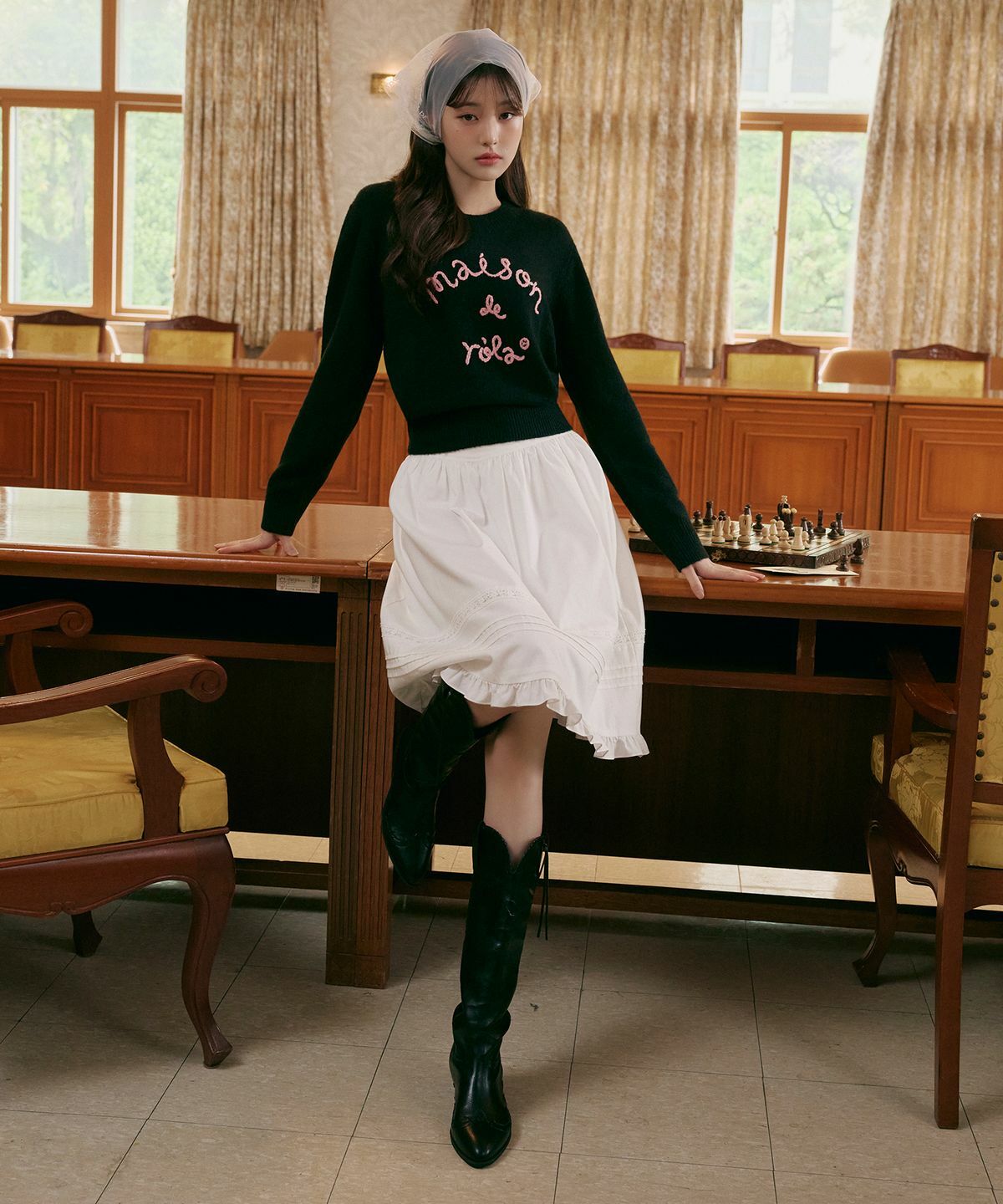 ROLAROLA PEASANT MIDI SKIRT