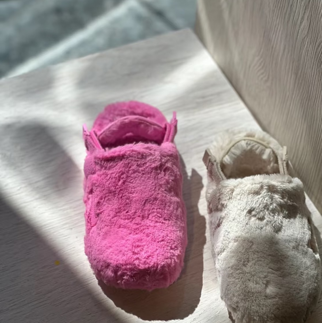 Nike Calm Mule 毛絨絨 穆勒鞋 毛毛拖鞋 涼鞋 休閒鞋 奶白/桃粉/純黑 FZ3118-100-001-600