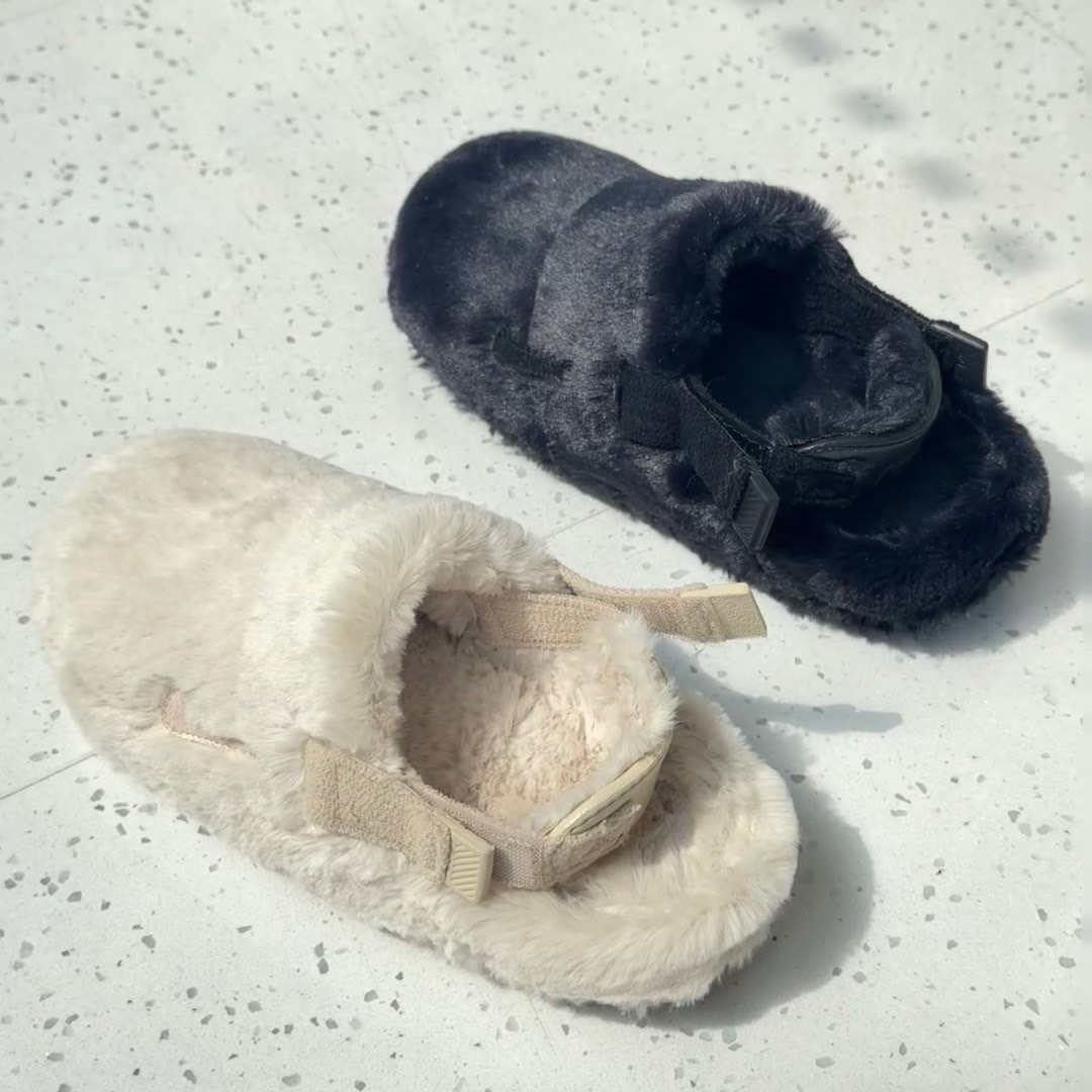 Nike Calm Mule 毛絨絨 穆勒鞋 毛毛拖鞋 涼鞋 休閒鞋 奶白/桃粉/純黑 FZ3118-100-001-600