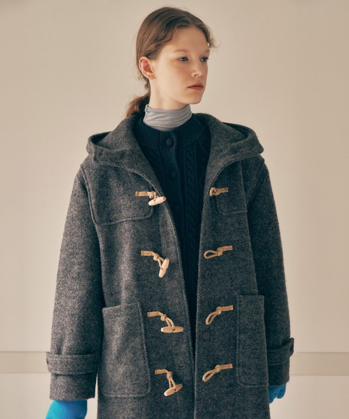 ROLAROLA HOOD DUFFLE LONG COAT