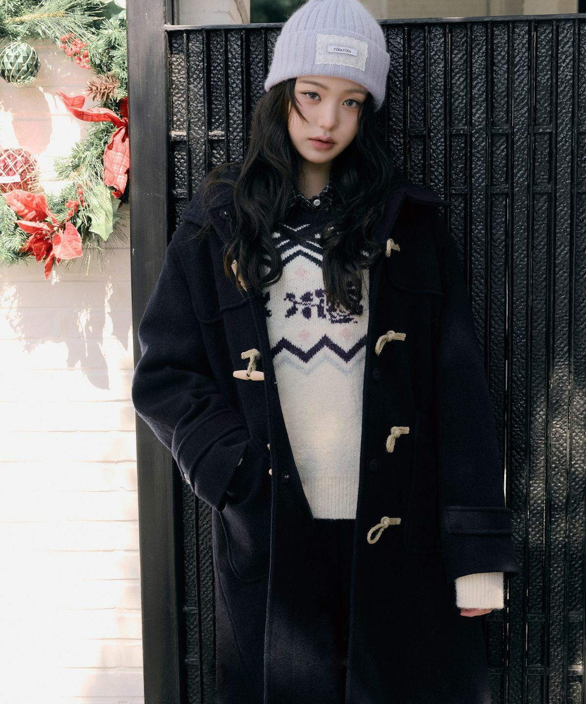 ROLAROLA HOOD DUFFLE LONG COAT