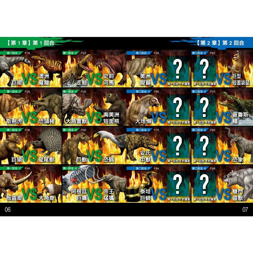 滅絕動物最強王圖鑑(新版)