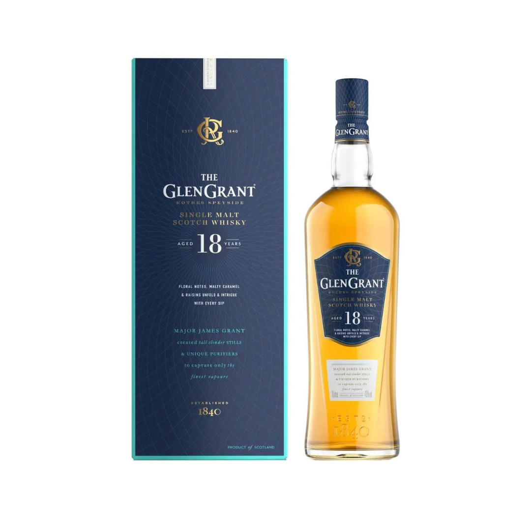 The Glen Grant 18 Years Old Single Malt︳Scotch Whisky︳連續三年榮獲最佳單一麥芽蘇格蘭威士忌多項榮譽