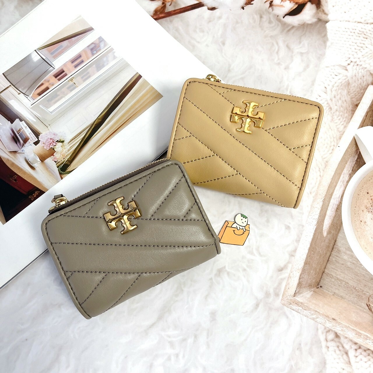 KIRA CHEVRON BI-FOLD WALLET