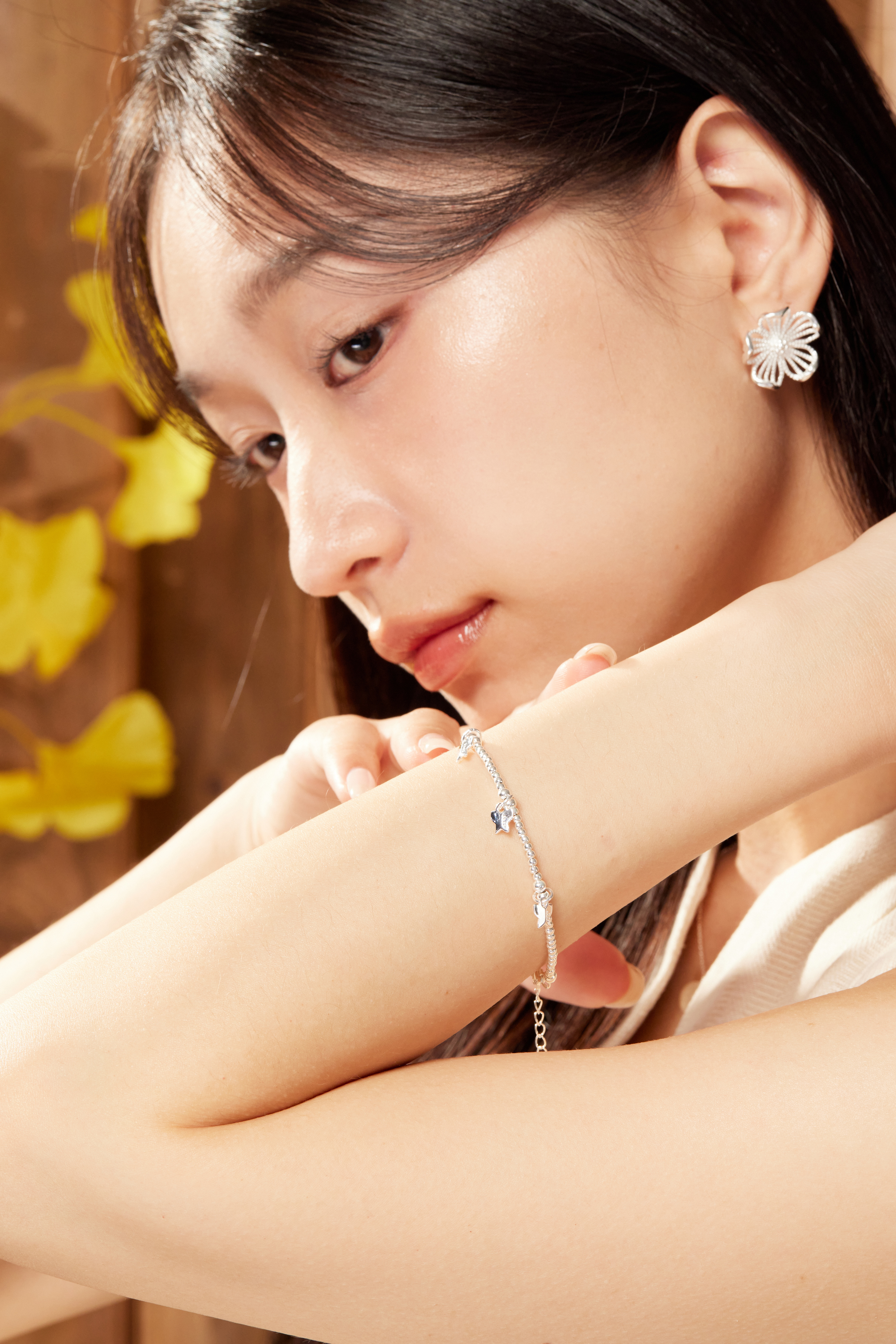 B356  | 純銀蝴蝶手鍊