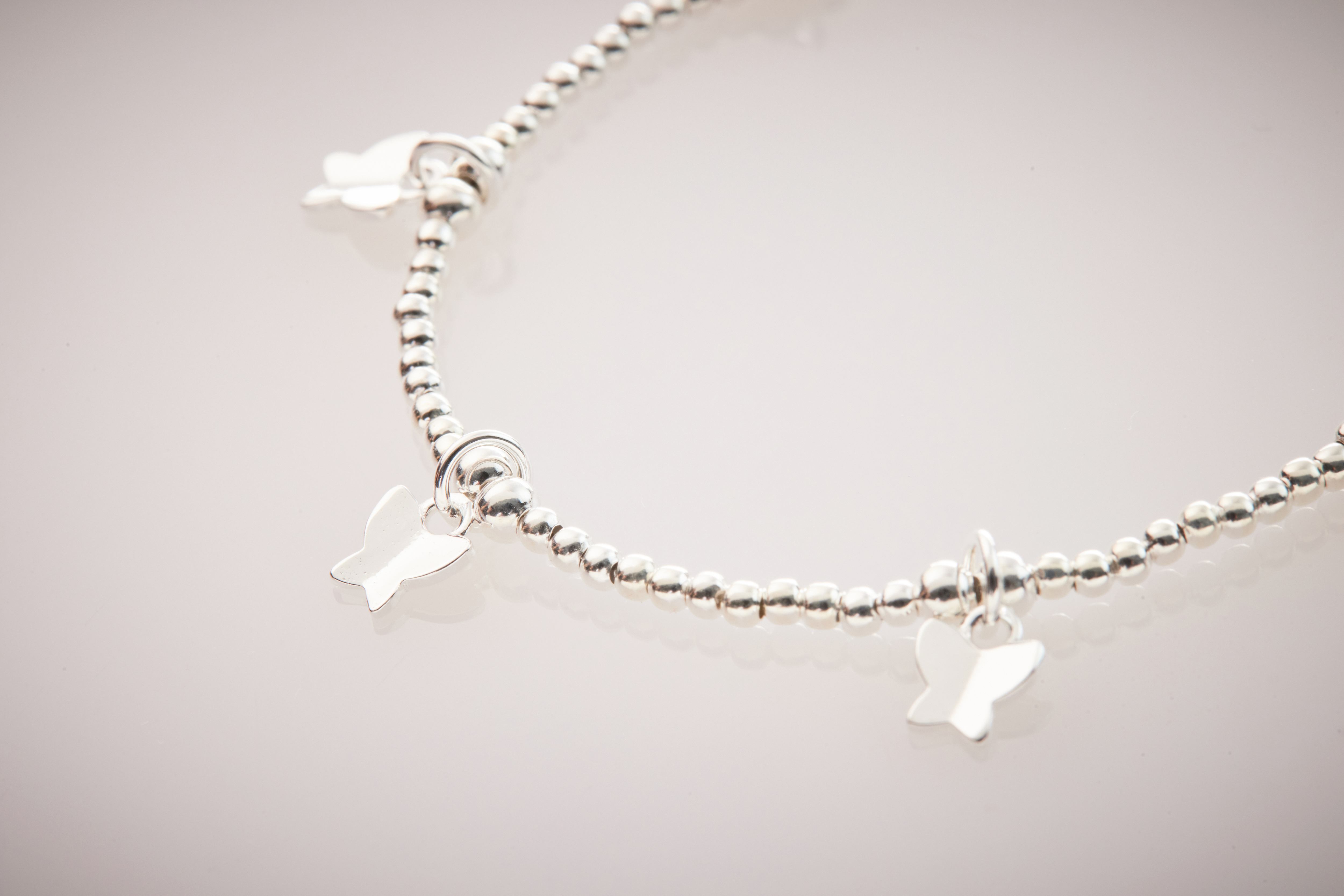 B356  | 純銀蝴蝶手鍊