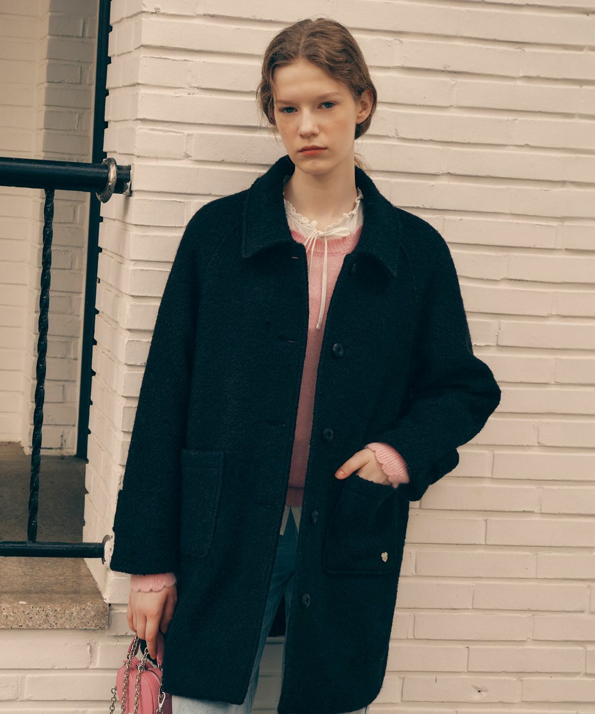 ROLAROLA WOOL HALF COAT