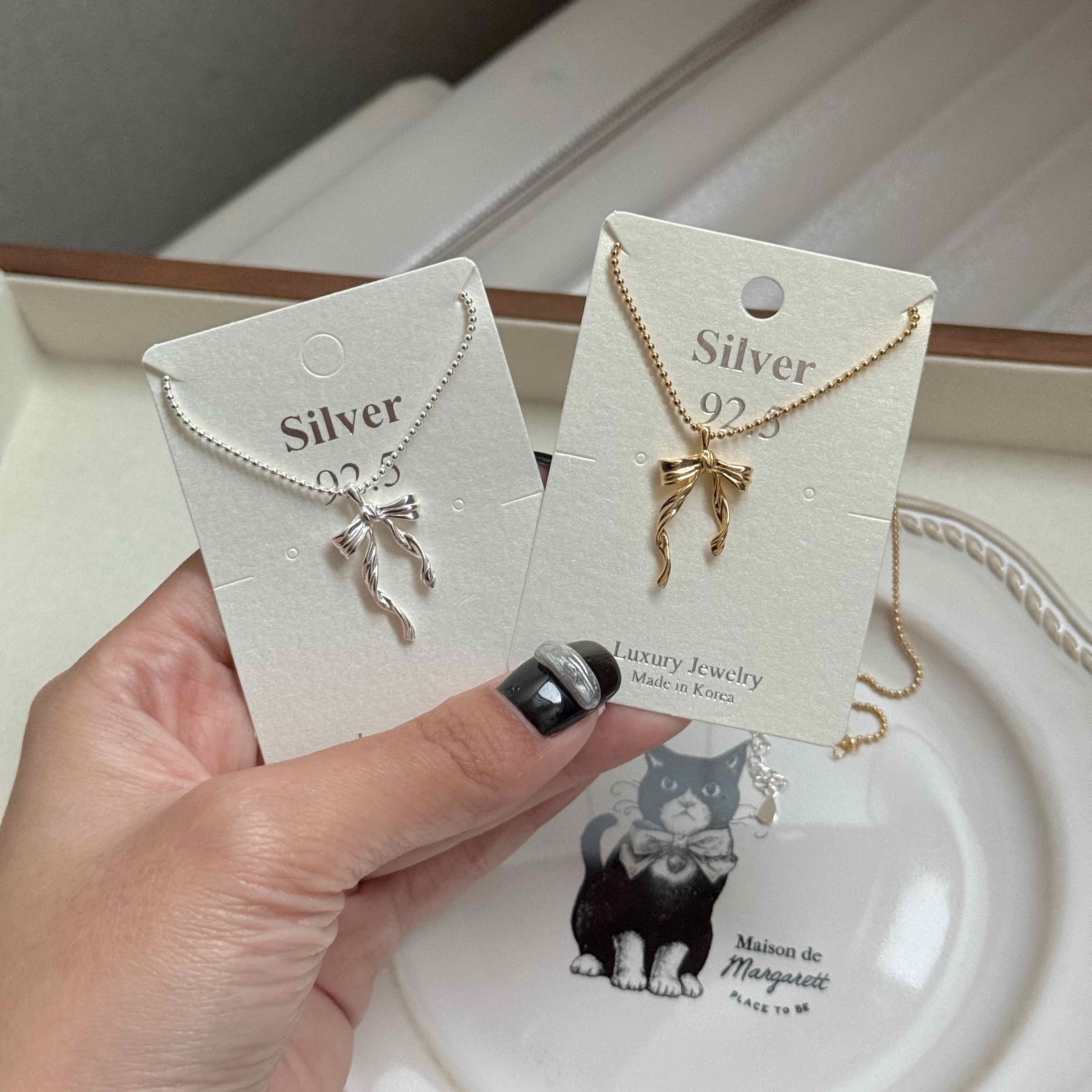 🇰🇷925 silver romance 項鍊｜2 color