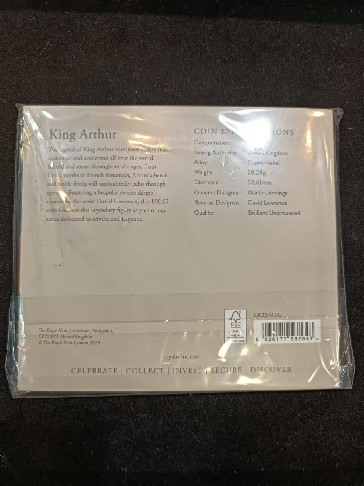 2023阿瑟王五英磅紀念幣