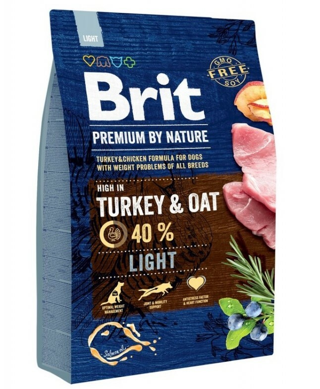 捷克 Brit 自然精選系列 低熱量成犬 火雞 3kg