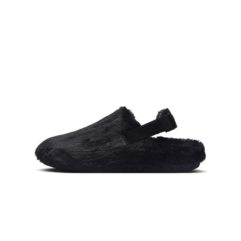 Nike Calm SE Women's Mules 穆勒鞋 絨毛 保暖 拖鞋 黑 女鞋 FZ3118-001 [台灣現貨]