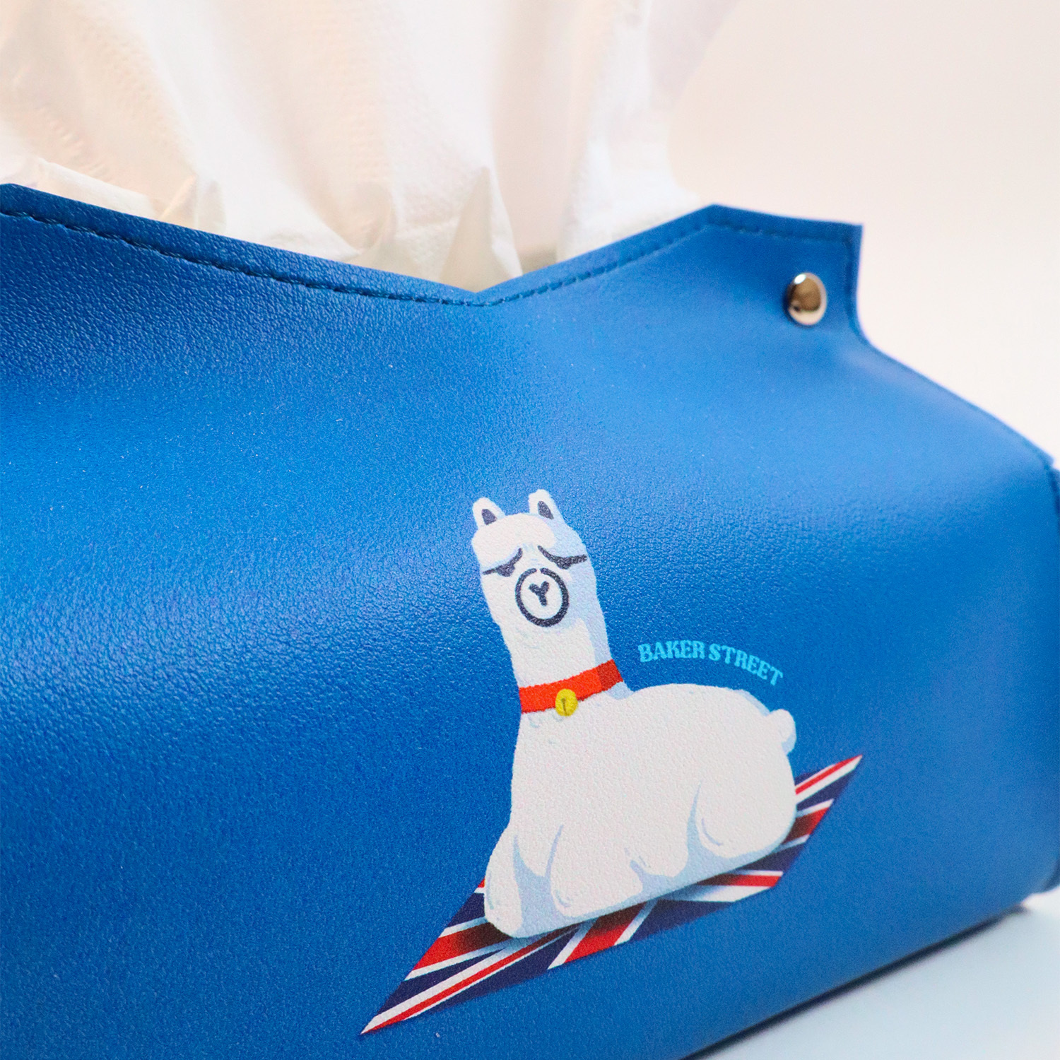 英倫趴趴羊駝面紙盒