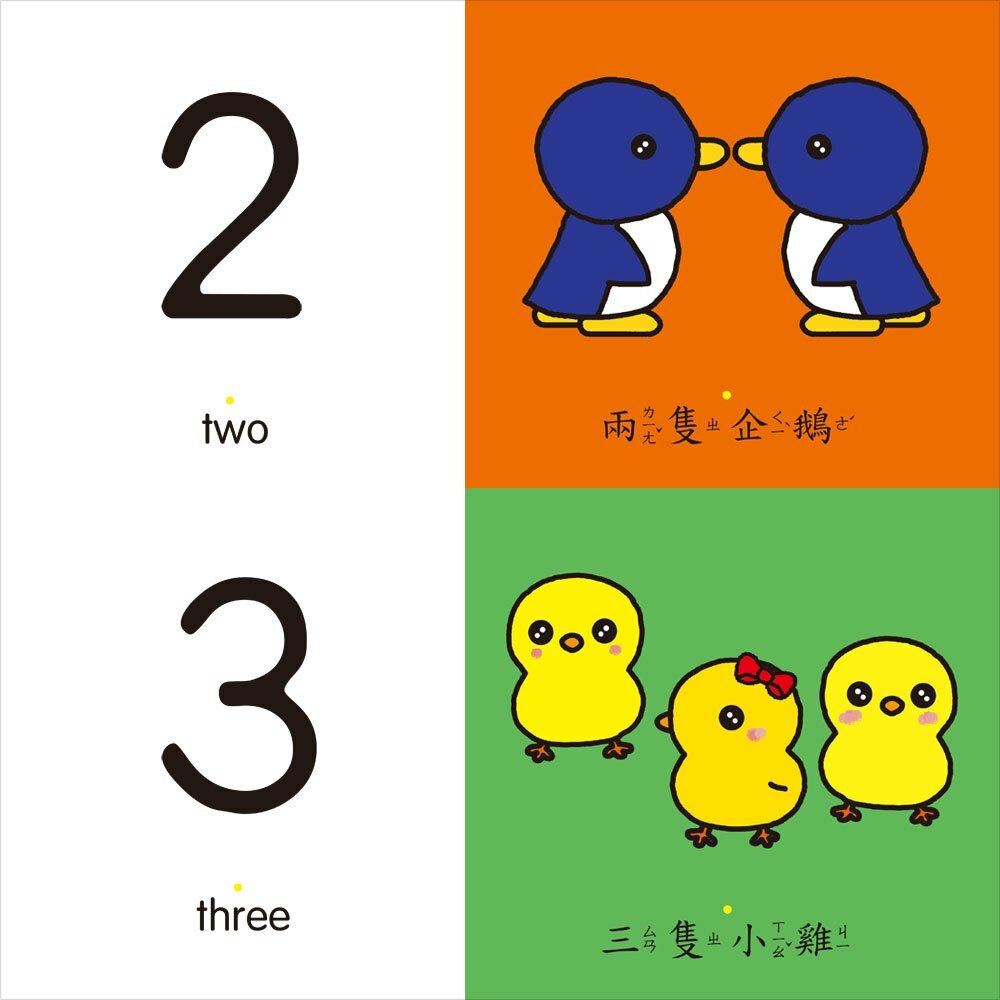 寶寶第一本學習書-１２３