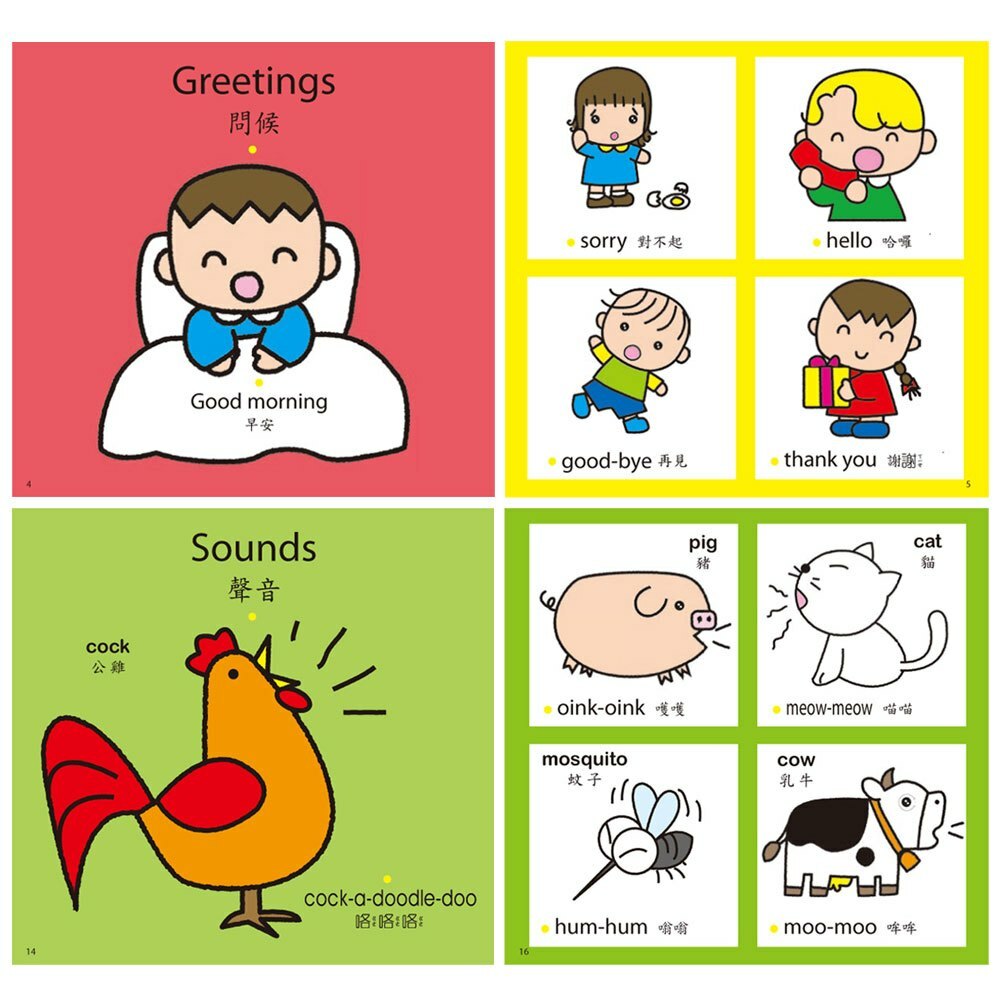 寶寶第一本學習書-幼兒圖典