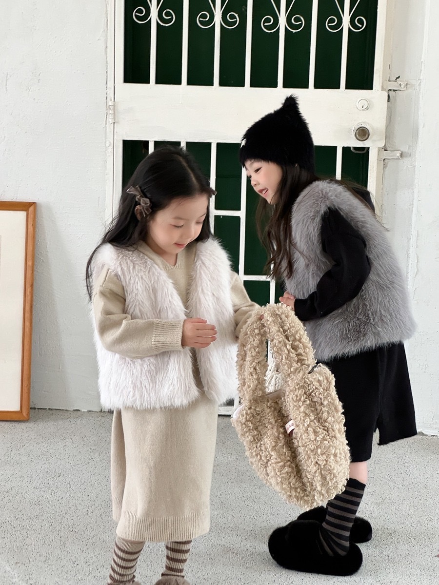 華麗貴婦毛毛背心