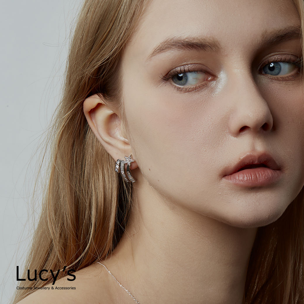 閃耀流星 耳環 (二色) (121287/121288)