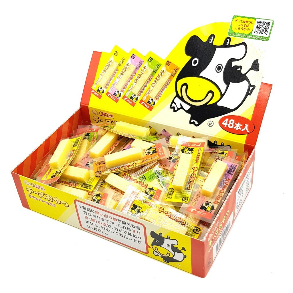日本 扇屋 起司條 鱈魚 OHGIYA 原味 48入 盒裝