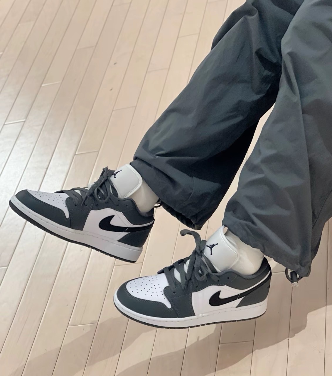 Nike Air Jordan 1 Low GS  "lron Grey" 灰黑 大童鞋