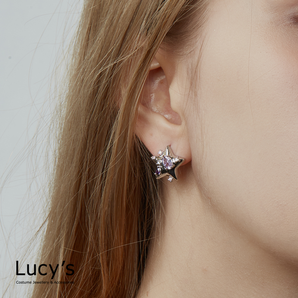 柔彩星辰光 耳環 (二色) (121162/121163)