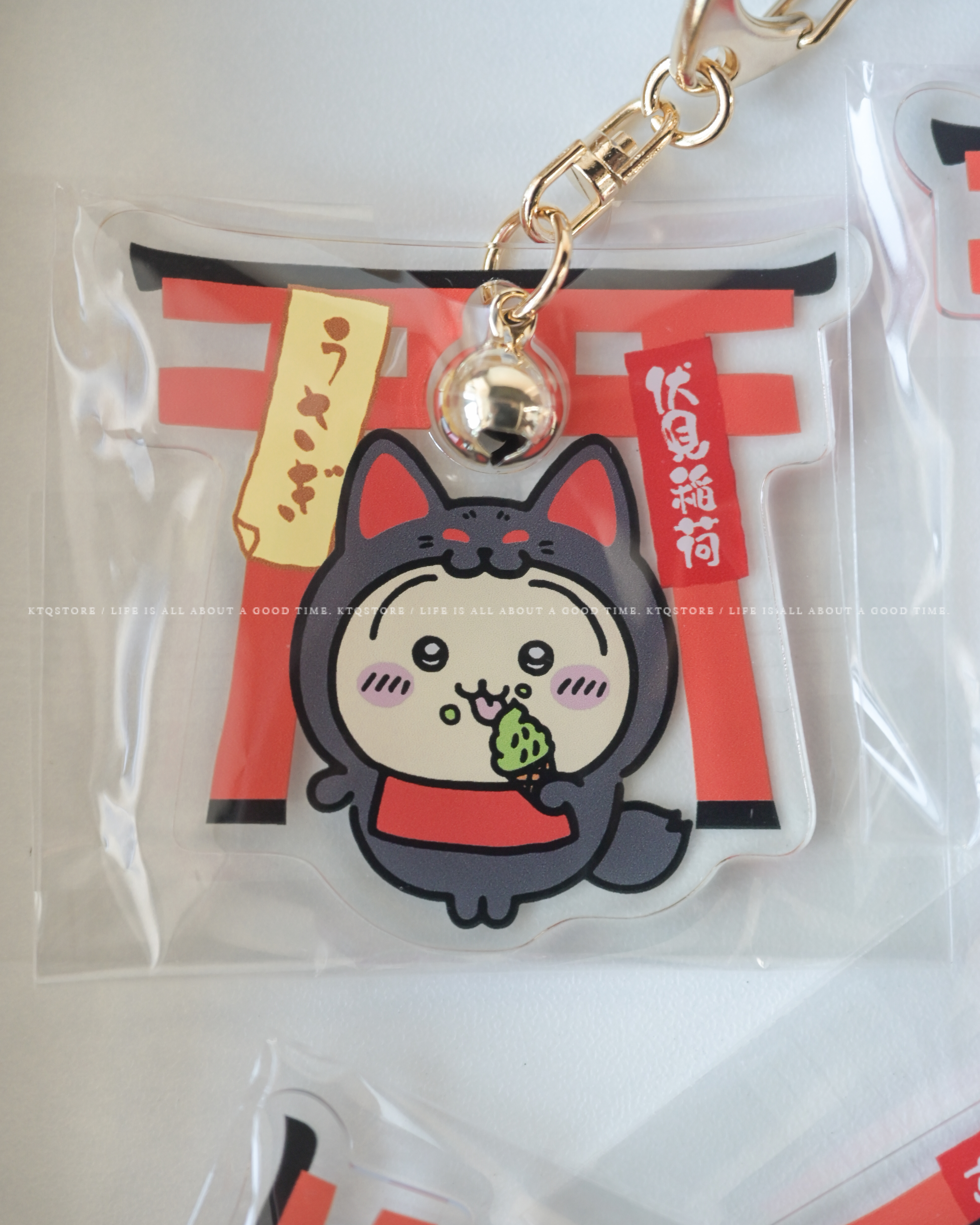 KTQ STORE ‧ 日本 Chiikawa吉伊卡哇 伏見稻荷 一周年 壓克力吊飾