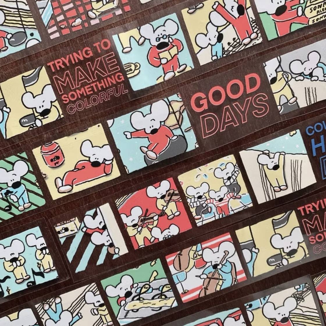 Lovely moments 小老鼠PET膠帶｜1991w2992