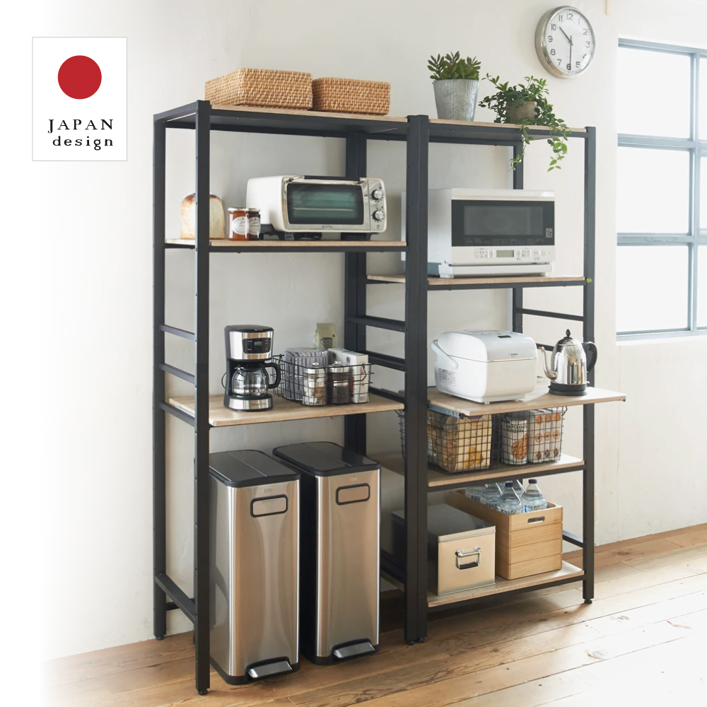 Brooklyn Series高承重調節式三層落地置物收納架(高182cmx寬60cm)