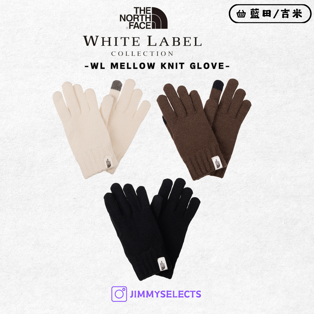 【代購】THE NORTH FACE 北臉 白標 MELLOW KNIT 針織 手套 NJ3GQ51