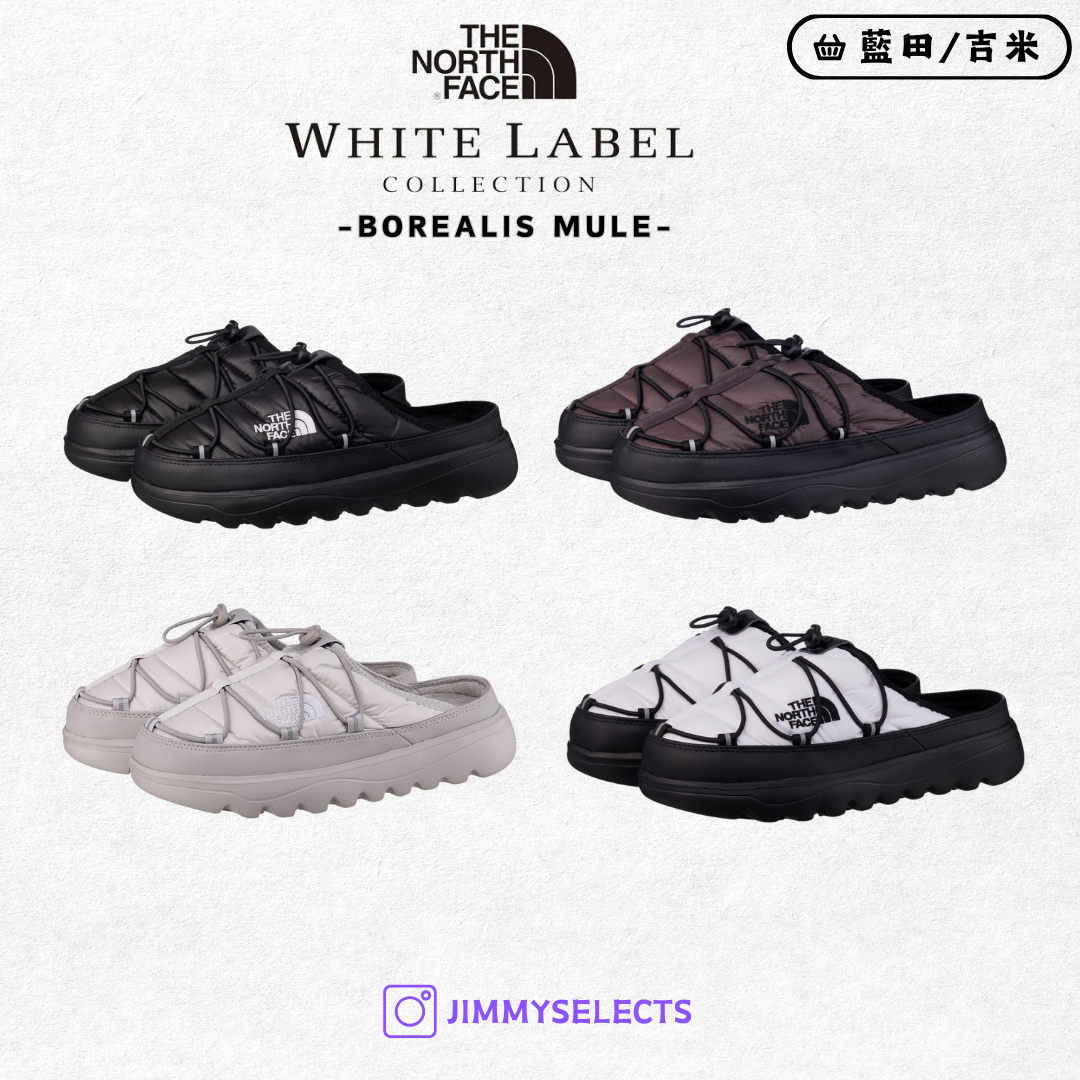 代購】THE NORTH FACE 北臉白標BOREALIS MULE 休閒鞋懶人鞋NS93Q77