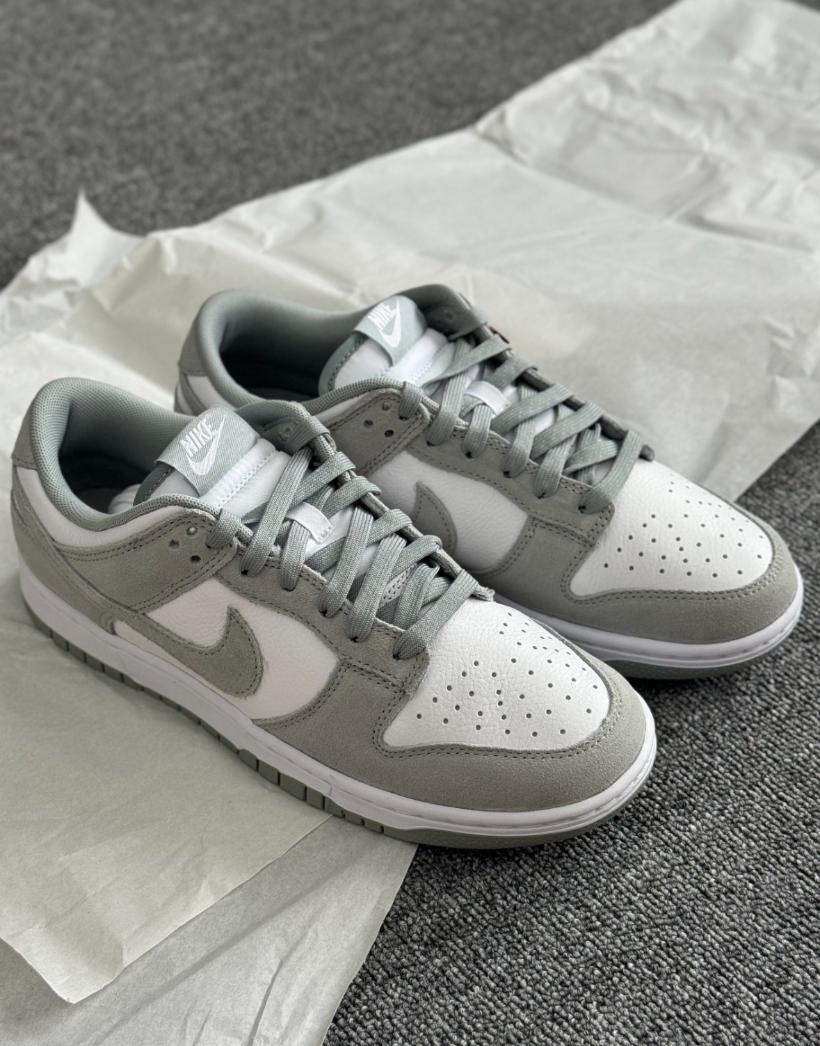 Nike Dunk Low 麂皮灰 灰白色 麂皮 FQ8249-101/預購