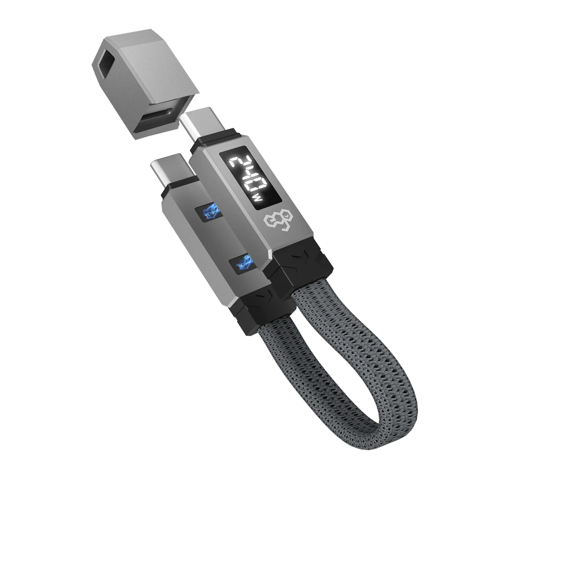 EGO CHARGEKEY 240W USB4 Type-C 匙扣線