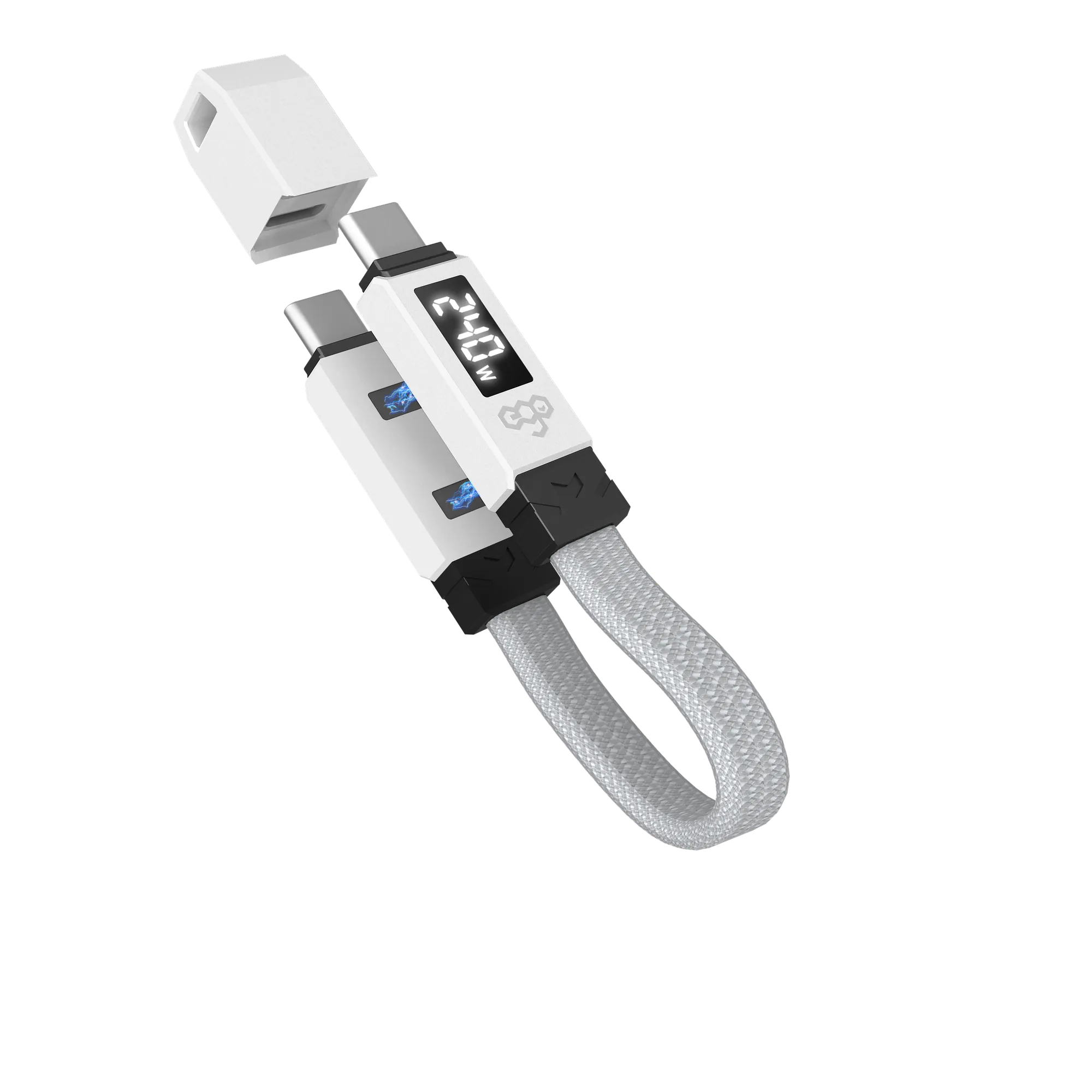 EGO CHARGEKEY 240W USB4 Type-C 匙扣線