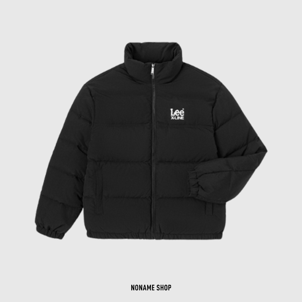 LEE 經典LOGO 立領 麵包 羽絨 外套 (男款)