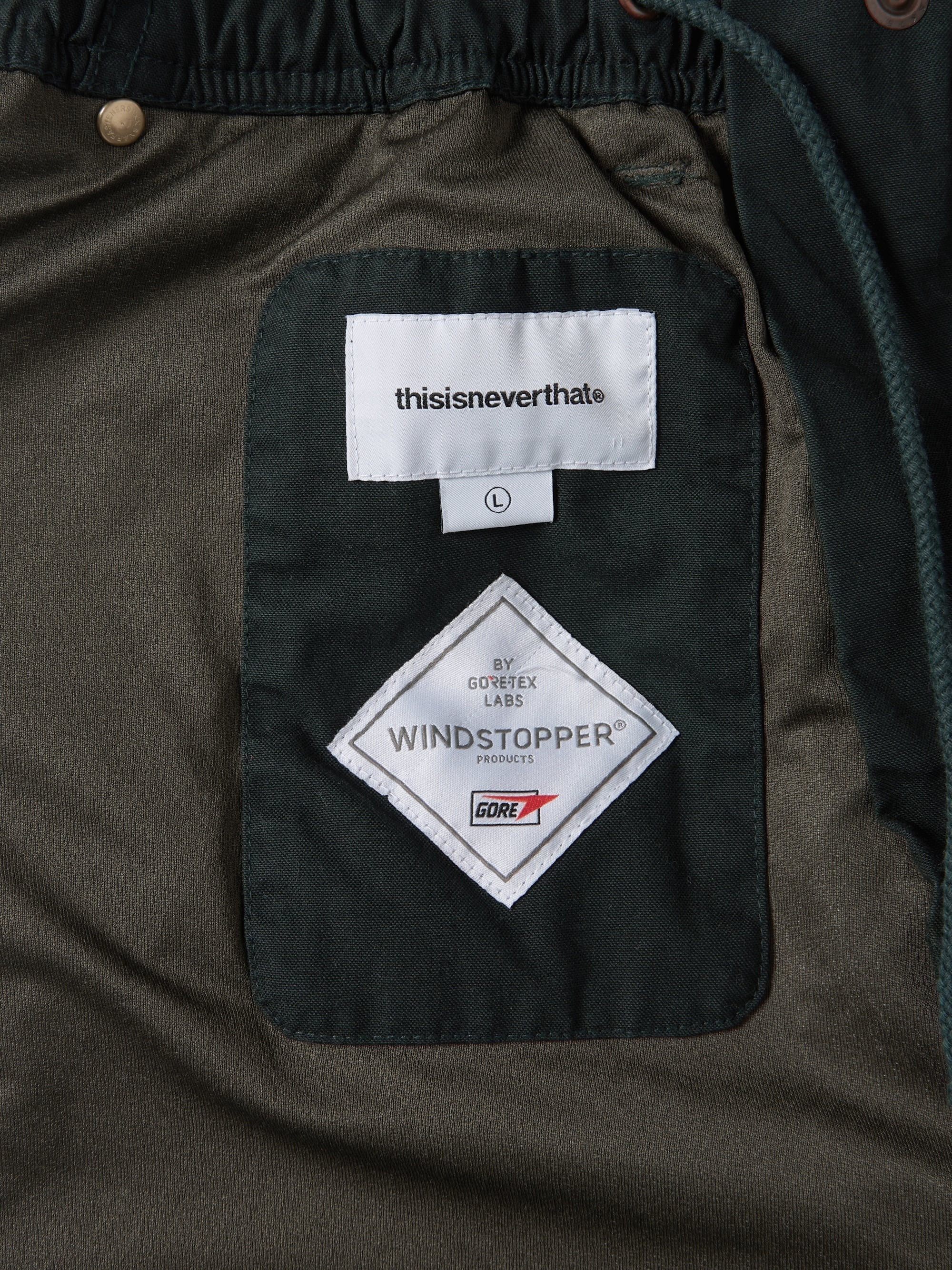 thisisneverthat｜GORE-TEX WINDSTOPPER® Gear Pant "Off Black"