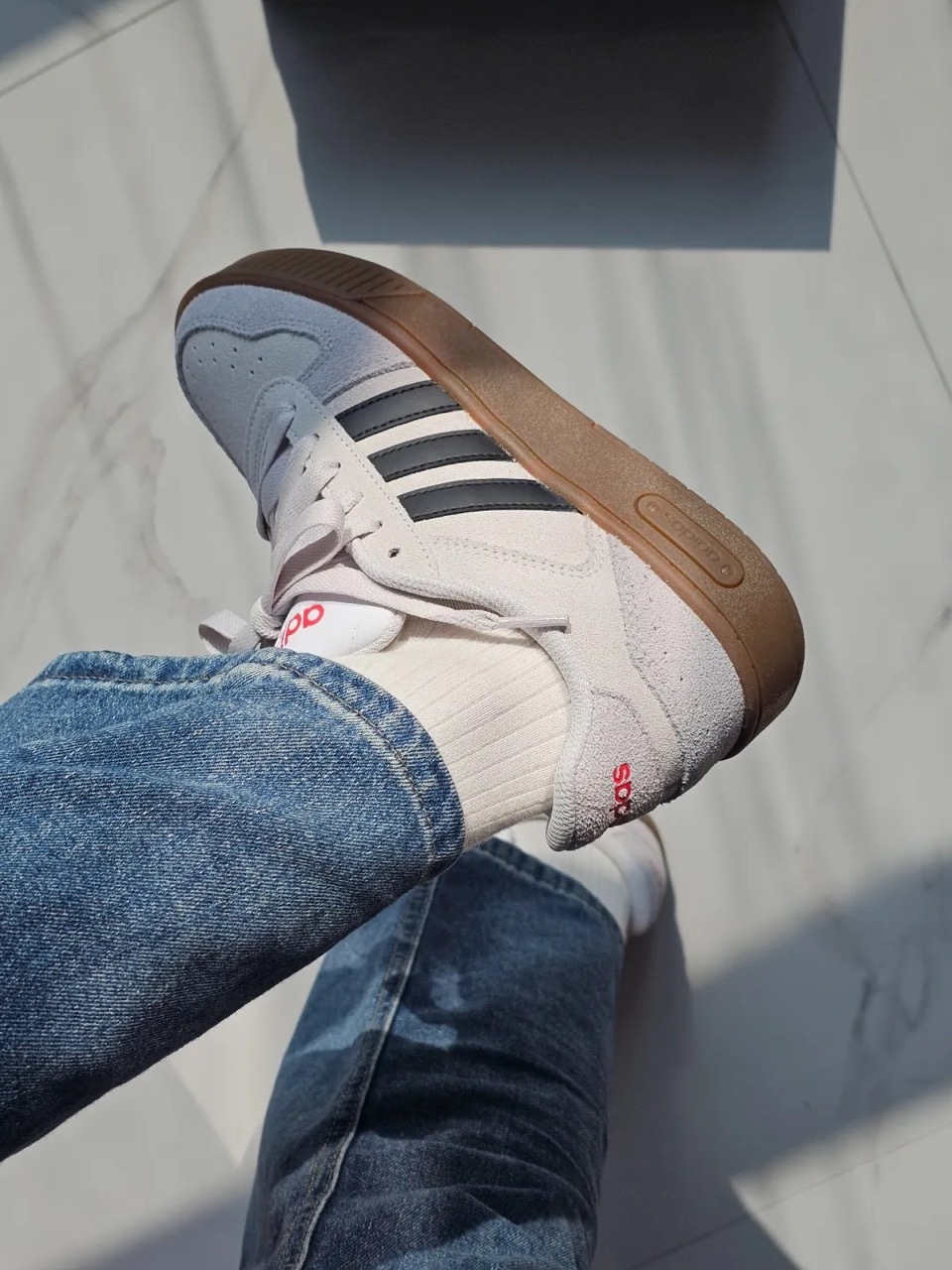 ADIDAS NEO D-PAD 米灰 焦糖底 鬆糕鞋 增高 男女鞋 JP8232 / 預購